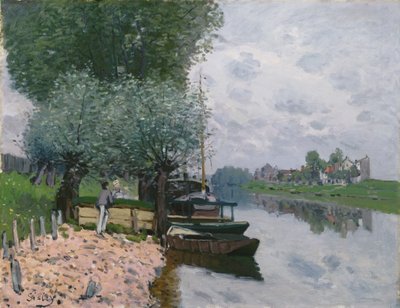 O Sena em Bougival de Alfred Sisley