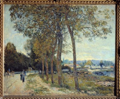 La Seine a Marly Painting de Alfred Sisley de Alfred Sisley