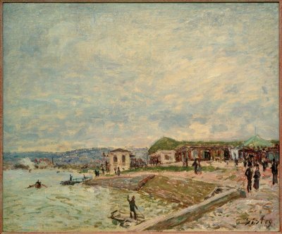 O Sena em Point-du-Jour de Alfred Sisley