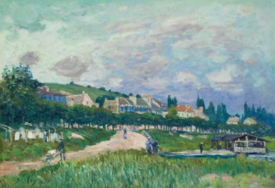 Le lavoir (A casa de banho) de Alfred Sisley