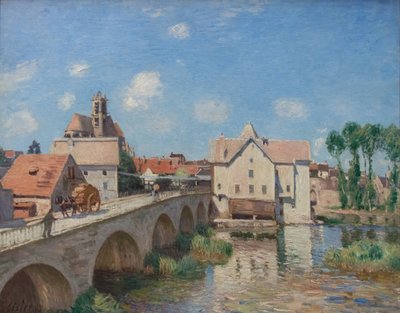 Ponte Moret de Alfred Sisley