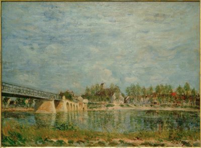 A ponte de Saint-Mammès de Alfred Sisley