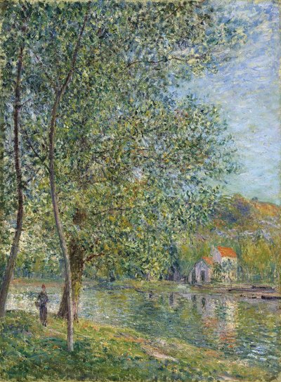 Manhã perto do Loing; Matin pres du Loing, 1879 de Alfred Sisley