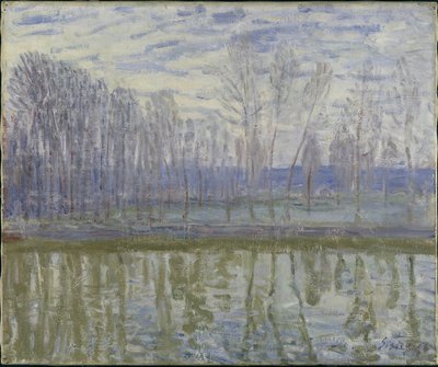 Nas margens do Loing de Alfred Sisley