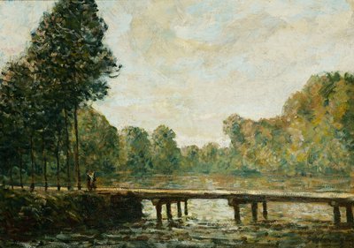 Pequena ponte sobre o Orvanne, 1890 de Alfred Sisley