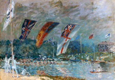Regata em Molesey, 1874 de Alfred Sisley