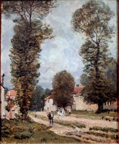 Estrada para Versailles de Alfred Sisley
