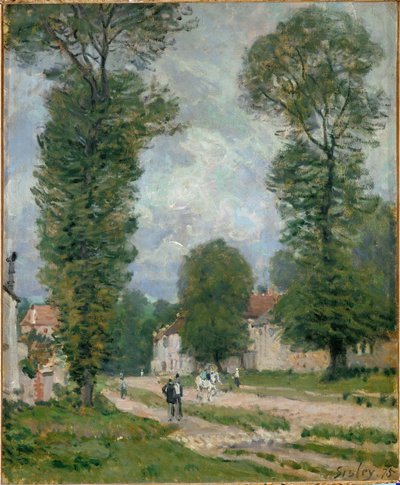Caminho para Versalhes de Alfred Sisley