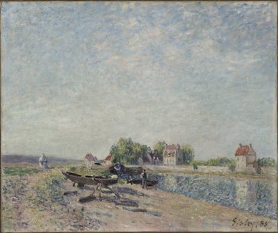 Saint-Mammes, Canal Loing de Alfred Sisley
