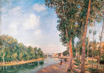 "Saint-Mammès". June Sunshine" Pintura de Alfred Sisley (1839-1899) de Alfred Sisley