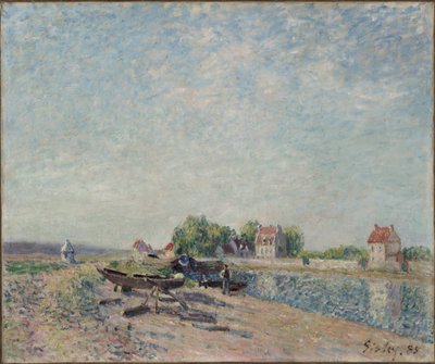 Saint-Mammes, Canal Loing de Alfred Sisley
