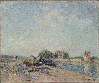 Saint-Mammès, Loing Canal, 1885. de Alfred Sisley