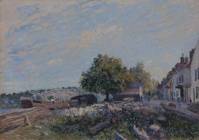 Saint-Mammès, manhã de Alfred Sisley