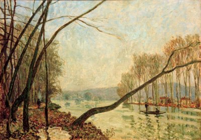 Costa do Sena no outono de Alfred Sisley