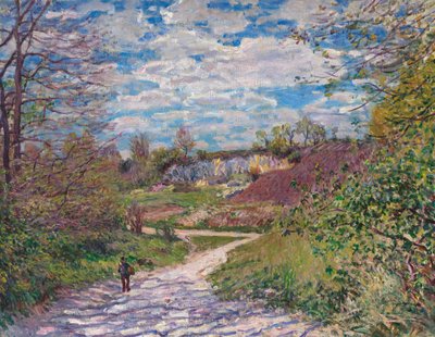 Sol de inverno em Veneux-Nadon Sol de inverno em Veneux-Nadon, 1879. de Alfred Sisley