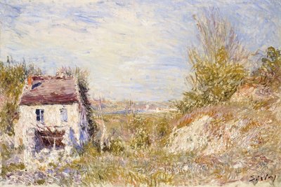 A casa abandonada; A Casa Abandonada, c.1886 de Alfred Sisley