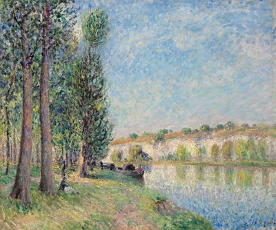 O Loing em Moret; Le Loing a Moret, 1885 de Alfred Sisley