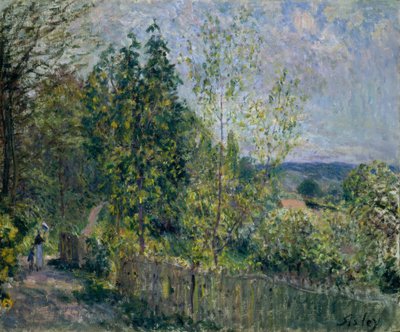 O caminho na floresta de Alfred Sisley