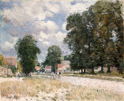 O caminho para Marly-le-Roi de Alfred Sisley