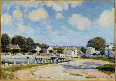 O bebedouro de Marly-le-Roi de Alfred Sisley