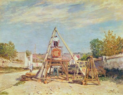 Os Lenhadores, 1876 de Alfred Sisley