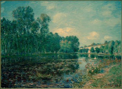 Torneio Loing no verão de Alfred Sisley