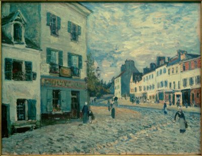 Uma rua em Marly de Alfred Sisley