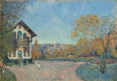 Vista de Marly-le-Roi de Coeur-Volant de Alfred Sisley