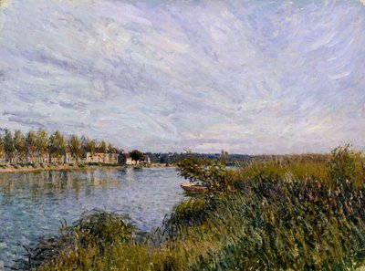 Vista de Saint-Mammès de Alfred Sisley