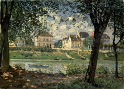Villeneuvela-Garenne de Alfred Sisley