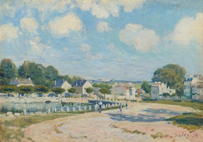Watering Place em Marly de Alfred Sisley