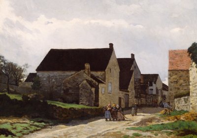 Mulheres indo para a floresta de Alfred Sisley