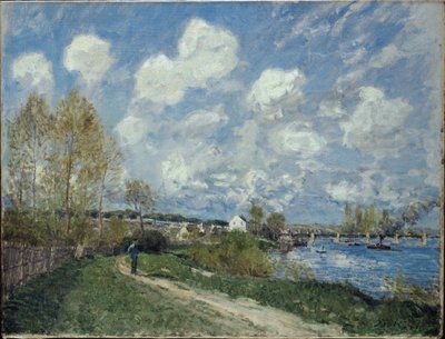 Verão em Bougival Verão em Bougival, 1876. de Alfred Sisley