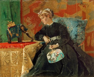 A.Stevens, se em Paris de Alfred Emile Stevens