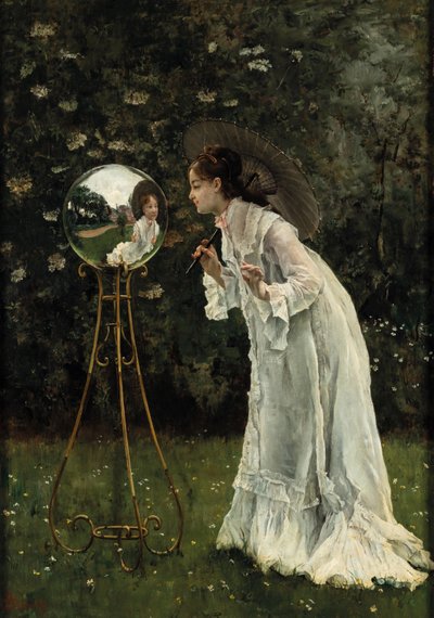 A Bola de Prata. de Alfred Emile Stevens