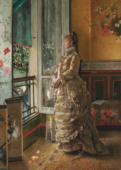 Melancolia, 1876. de Alfred Emile Stevens