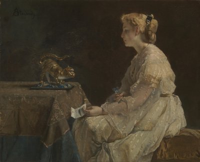 O presente, c. 1870 de Alfred Emile Stevens
