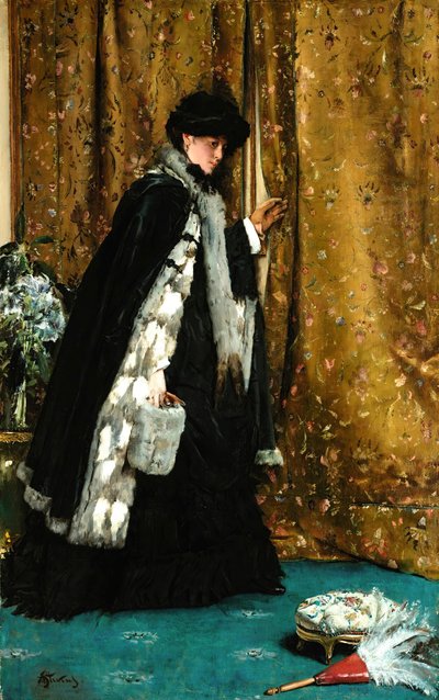 A visita matinal. de Alfred Emile Stevens