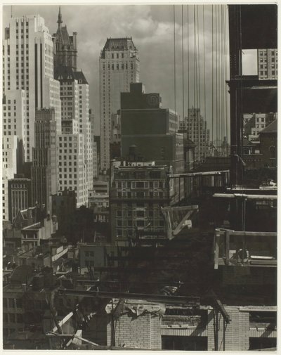 De minha janela em um lugar americano, norte, 1931. de Alfred Stieglitz