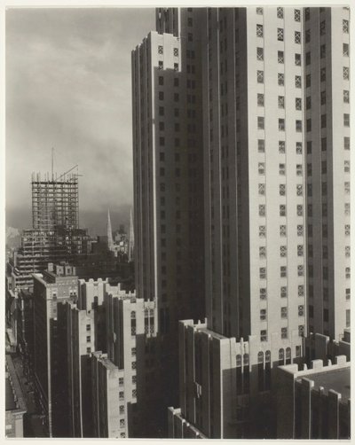 Da minha janela no Shelton, West de Alfred Stieglitz