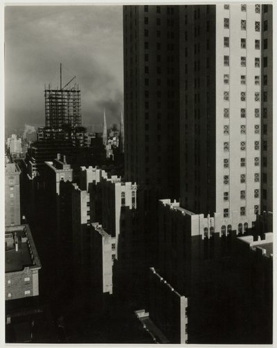 Da minha janela no Shelton, West de Alfred Stieglitz