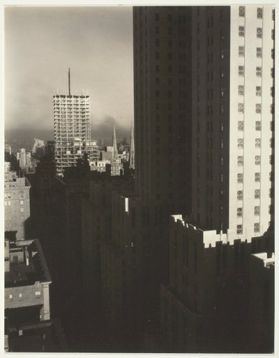 Da minha janela no Shelton, West de Alfred Stieglitz
