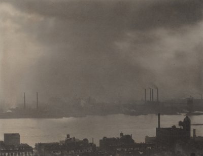 A partir de Shelton, Nova Iorque, com vista para leste de Alfred Stieglitz