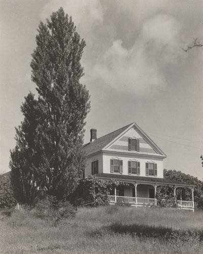 Casa na Colina, Lago George de Alfred Stieglitz