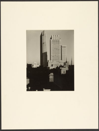 Nova Iorque a partir de Shelton de Alfred Stieglitz