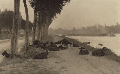 No Sena — Perto de Paris de Alfred Stieglitz