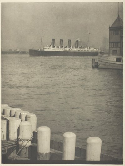 Outward Bound, The Mauritânia, 1910. de Alfred Stieglitz