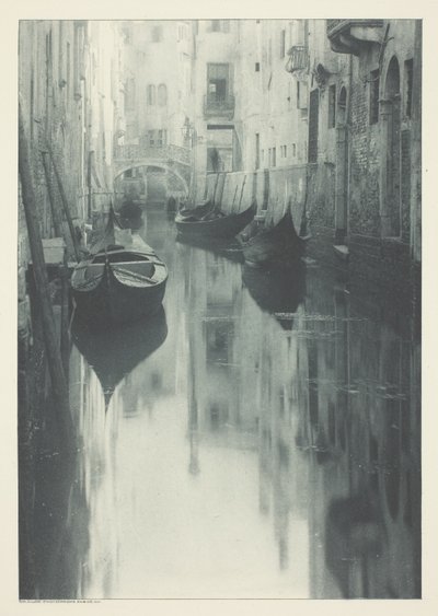 Reflexão-Veneza de Alfred Stieglitz