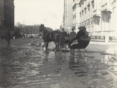 Domingo, Quinta Avenida e Rua 57, Nova Iorque de Alfred Stieglitz