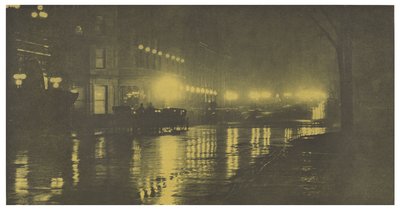 O brilho da noite - Nova Iorque de Alfred Stieglitz